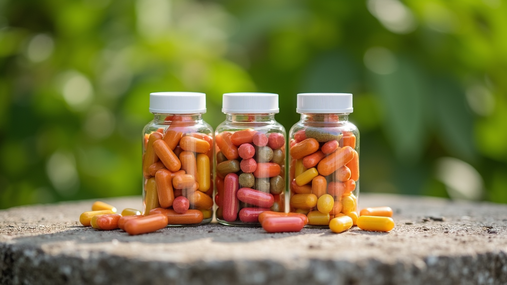 Natural Supplement Bottles